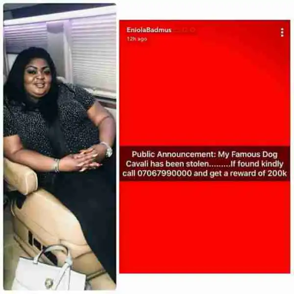 Eniola Badmus Cries Out Over Stolen 
